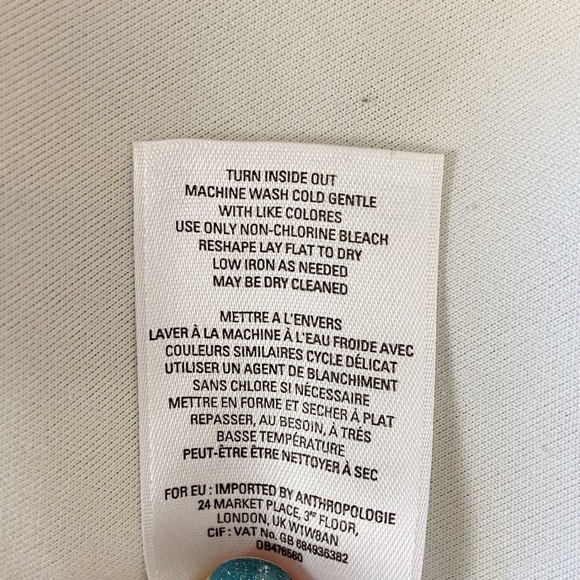 Anthropologie | Womens Akemi + Kim Gray Floral Print Fit and Flare Top | Size: - Picture 9 of 9